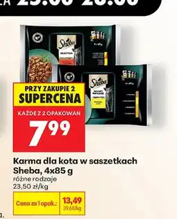 Biedronka Karma dla kota Sheba 4-pak oferta