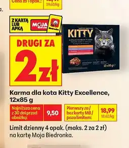 Biedronka Karma dla kota Kitty Excellence 12-pak oferta