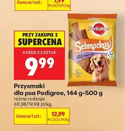 Biedronka Przysmak dla psa Pedigree Schmackos oferta