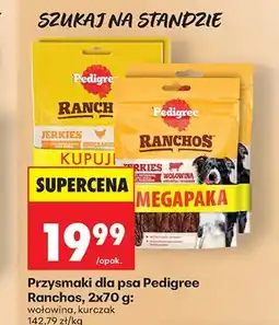 Biedronka Przysmak dla psa Pedigree Ranchos wołowina oferta