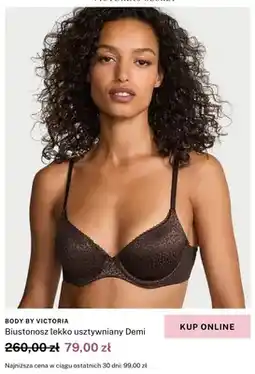Victoria's Secret Biustonosz lekko usztywniany Demi Victoria's Secret Body by Victoria oferta