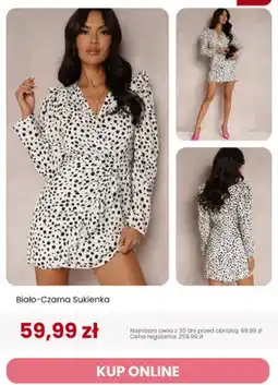 Renee Sukienka damska Renee biało-czarna oferta