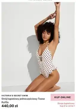 Victoria's Secret Strój kąpielowy jednoczęściowy Victoria's Secret Tease Ruffle oferta