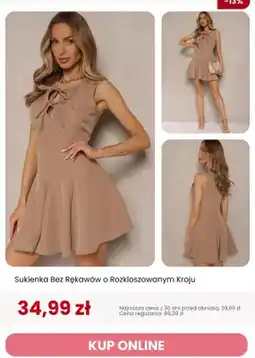 Renee Sukienka bez rękawów o rozkloszowanym kroju Renee oferta