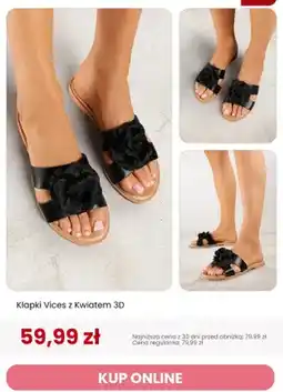 Renee Klapki Vices z Kwiatem 3D oferta