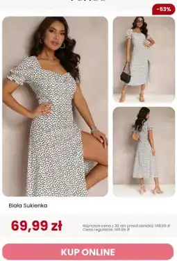 Renee Sukienka Renee biała oferta