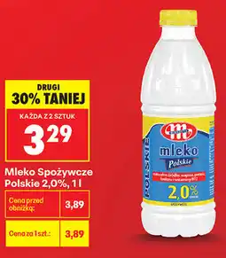 Biedronka Mleko Spożywcze Polskie 2,0% oferta