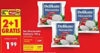 Biedronka Ser Mozzarella Delikate oferta