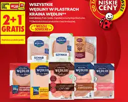 Biedronka Kraina Wędlin, Wszystkie wędliny w plastrach oferta