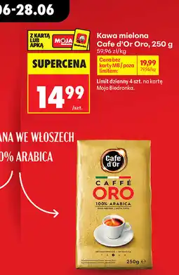 Biedronka Kawa mielona Cafe d'Or Oro oferta