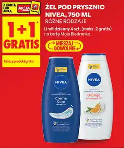 Biedronka Żel pod prysznic Nivea oferta