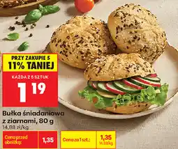 Biedronka Bułka śniadaniowa z ziarnami oferta