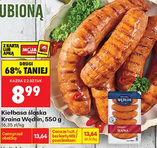 Biedronka Kiełbasa śląska Kraina Wędlin oferta