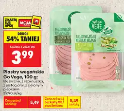 Biedronka Plastry wegańskie Go Vege oferta
