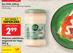 Biedronka Majonez sałatkowy wegański Go Vege oferta