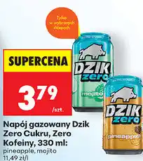 Biedronka Napój gazowany Dzik Zero Cukru, Zero Kofeiny oferta