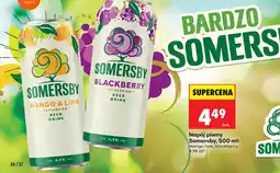 Biedronka Napój piwny Somersby oferta