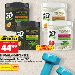 Biedronka Kreatyna Go Active, 300 g lub Kolagen Go Active oferta