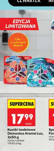 Biedronka Kostki toaletowe Domestos Aroma Lux oferta
