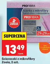 Biedronka Ściereczki z mikrofibry Zosia, 2 szt oferta
