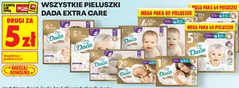 Biedronka Wszystkie pieluszki Dada Extra Care oferta