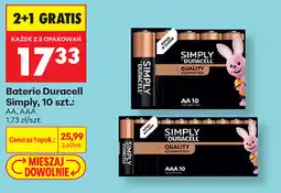 Biedronka Baterie Duracell Simply, 10 szt oferta
