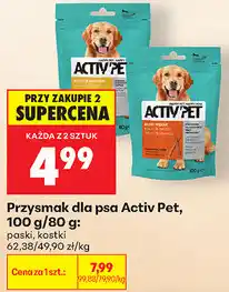 Biedronka Przysmak dla psa Activ Pet oferta