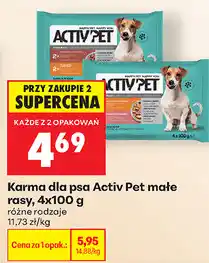 Biedronka Karma dla psa Activ Pet małe rasy oferta