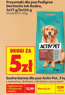 Biedronka Sucha karma dla psa Activ Pet oferta