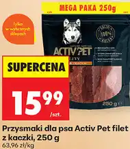Biedronka Przysmaki dla psa Activ Pet filet z kaczki oferta