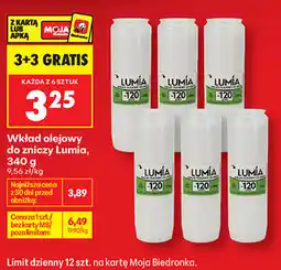 Biedronka Wkład olejowy do zniczy Lumia oferta