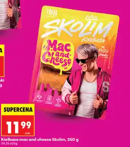 Biedronka Kiełbasa mac and cheese Skolim oferta