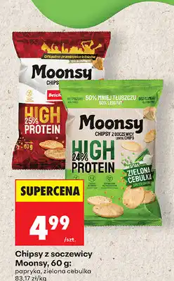 Biedronka Chipsy z soczewicy Moonsy oferta