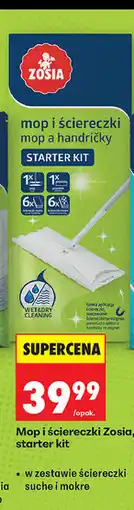 Biedronka Zosia Mop i ściereczki, starter kit oferta