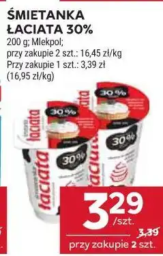 Stokrotka ŚMIETANKA ŁACIATA 30% Mlekpol oferta