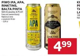 Stokrotka Piwo IPA, APA, RINKTINS, BALTA PINTA oferta
