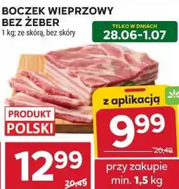 Stokrotka Boczek wieprzowy bez żeber oferta
