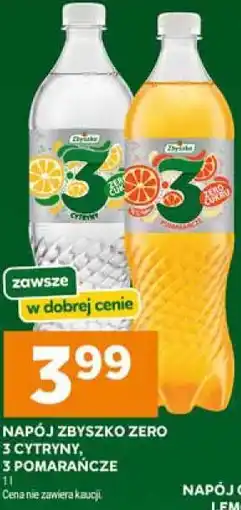 Stokrotka NAPÓJ ZBYSZKO ZERO 3 CYTRYNY, 3 POMARAŃCZE oferta