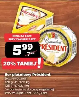Netto Ser pleśniowy Président oferta
