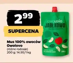 Netto Mus 100% owocowy Owolovo oferta