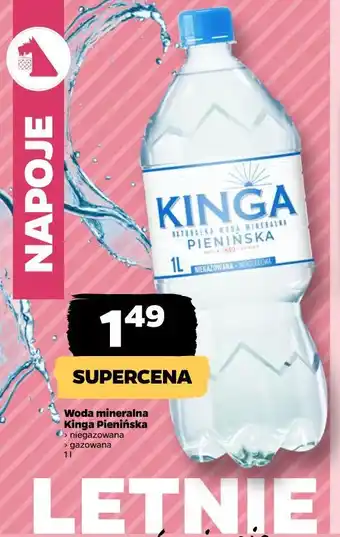 Netto Woda mineralna Kinga Pienińska oferta