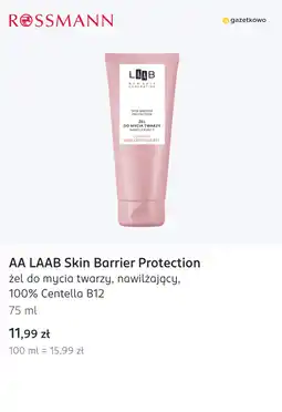 Rossmann AA LAAB Skin Barrier Protection żel do mycia twarzy, nawilżający, 100% Centella B12 oferta