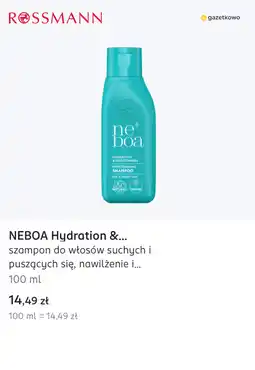 Rossmann NEBOA Hydration &... szampon do włosów suchych i puszących się, nawilżenie i oferta