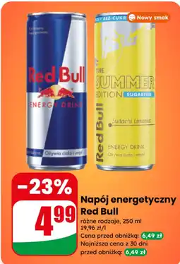 Dino Napój energetyczny Red Bull oferta
