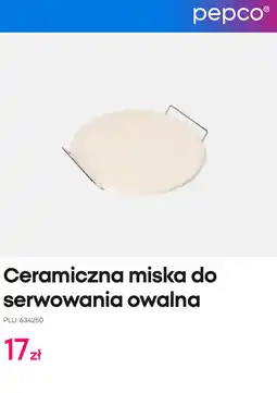 Pepco Ceramiczna miska do serwowania owalna Pepco oferta