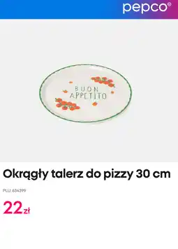 Pepco Okrągły talerz do pizzy 30 cm oferta