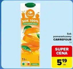 Carrefour Sok pomarańczowy CARREFOUR oferta