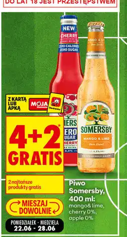 Biedronka Piwo Somersby oferta