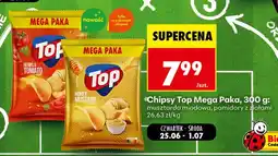 Biedronka Chipsy Top Mega Paka pomidory z ziołami oferta