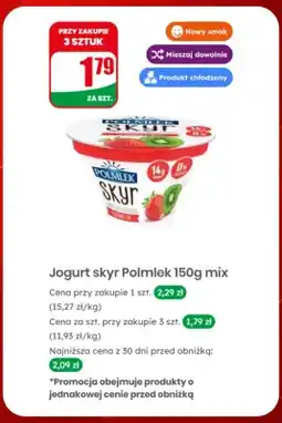 Dino Jogurt skyr Polmlek truskawka i kiwi oferta